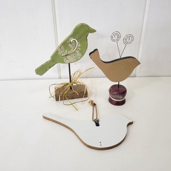 Wooden Bird Home Decor Collection - Picture 2 of 3